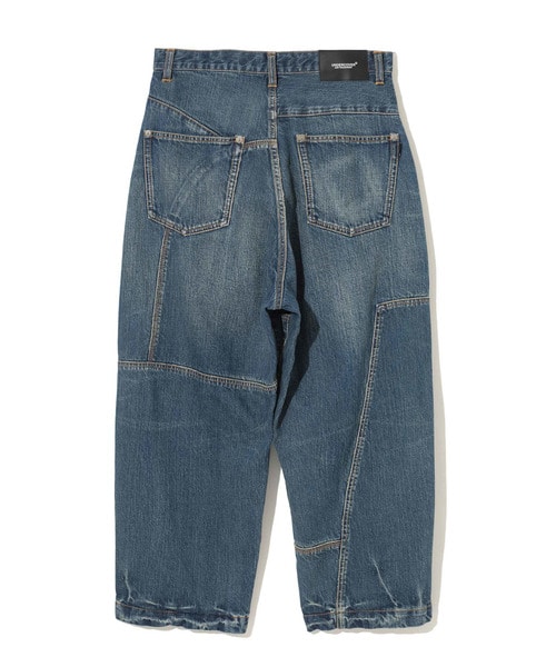 多切替ﾃｰﾊﾟｰﾄﾞﾃﾞﾆﾑﾊﾟﾝﾂ INDIGO/BK