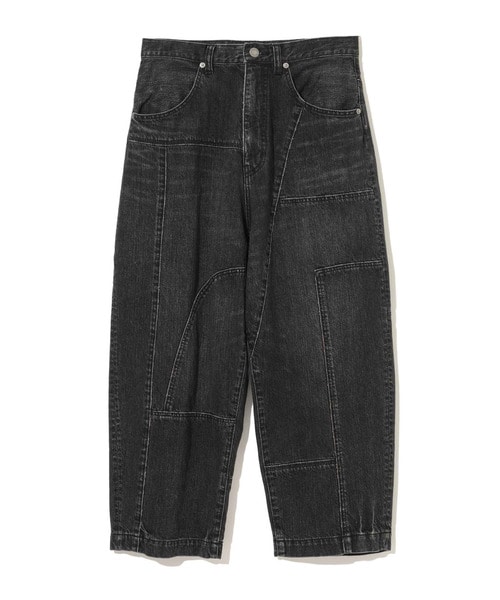 多切替ﾃｰﾊﾟｰﾄﾞﾃﾞﾆﾑﾊﾟﾝﾂ INDIGO/BK