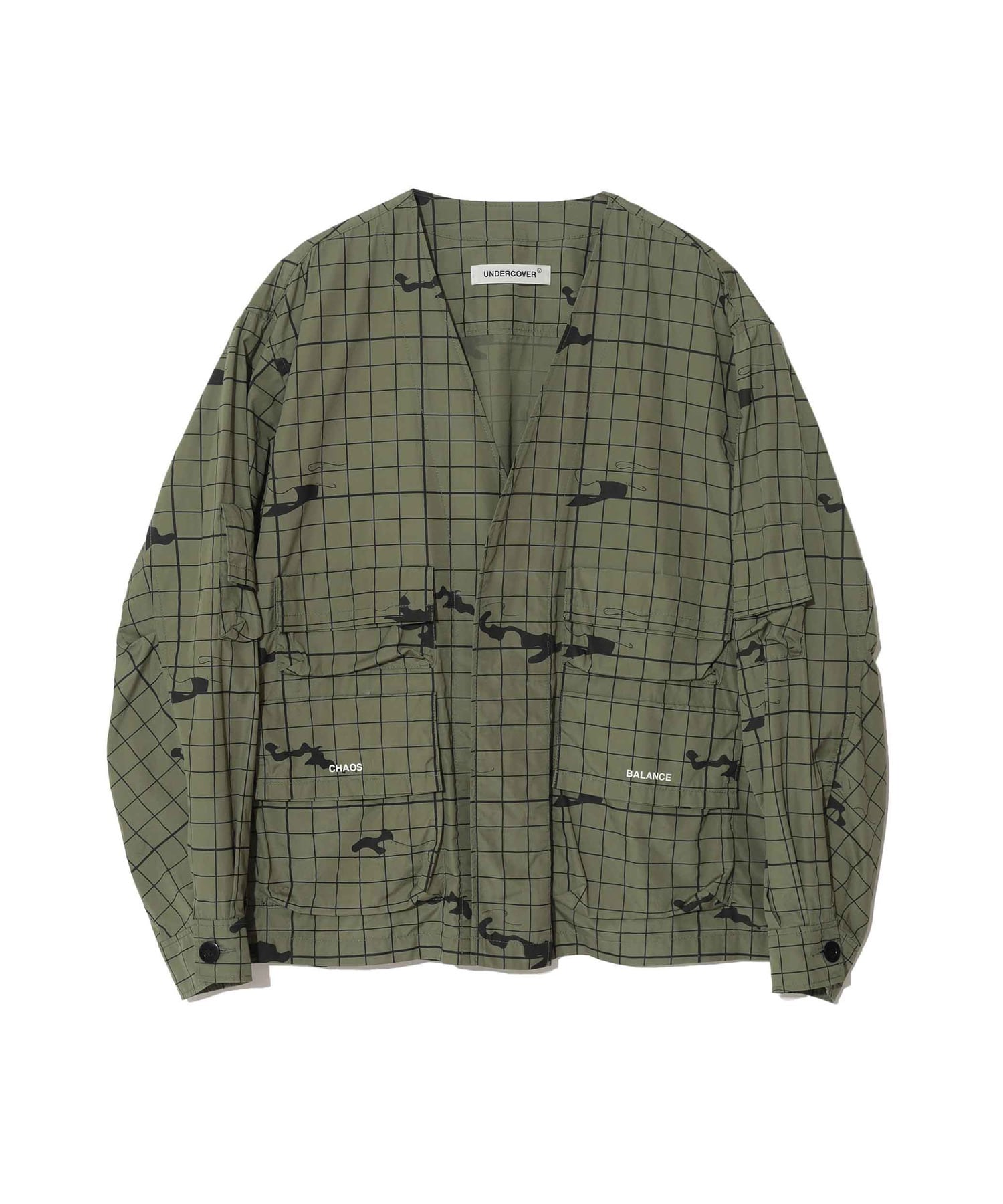 Camo総柄CoﾌﾞﾛｰﾄﾞVﾈｯｸｶｰｺﾞﾌﾞﾙｿﾞﾝ