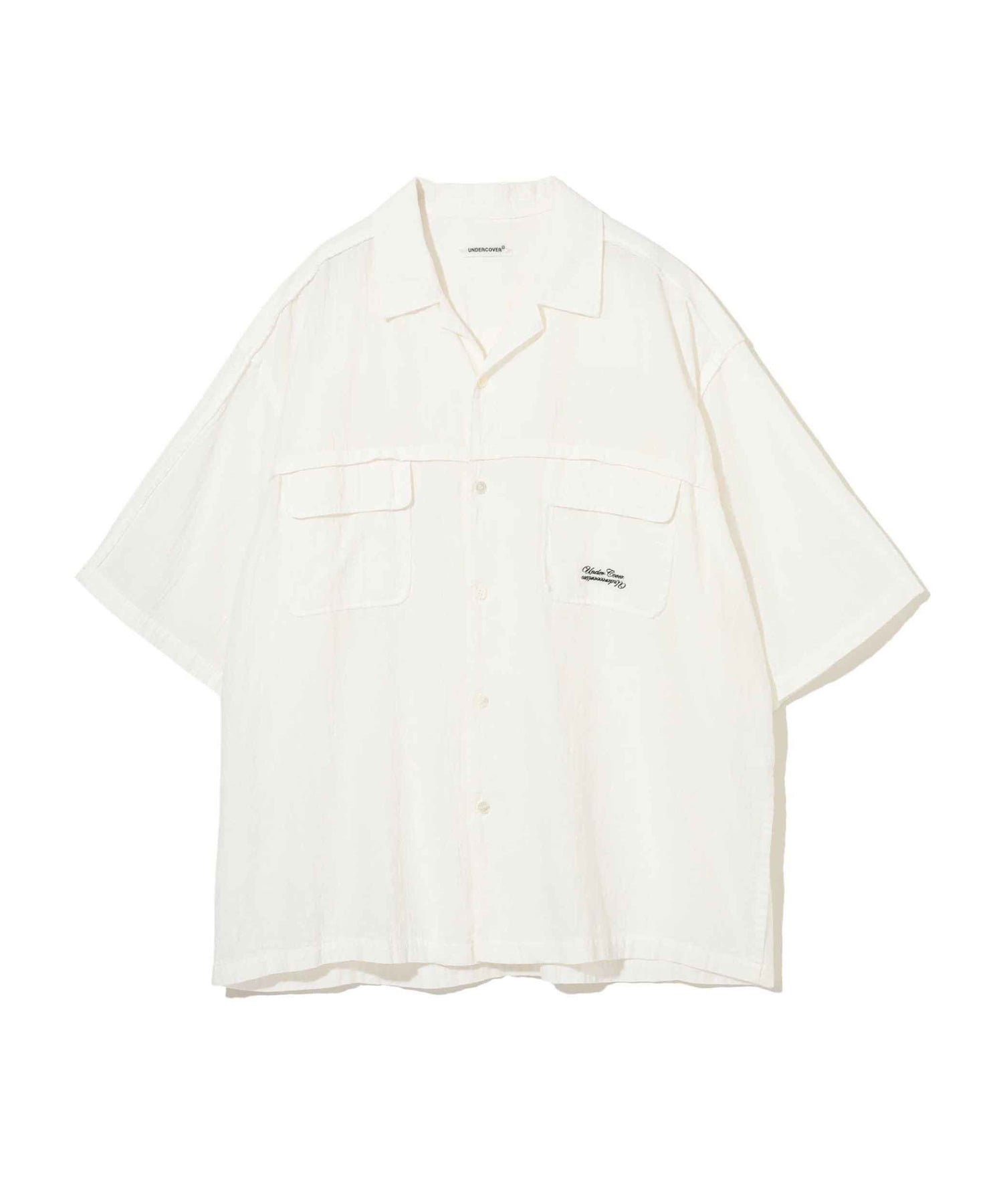 Co/Liﾎﾞｲﾙﾜｯｼｬｰｼｰﾑｱｳﾄ半袖開襟ｼｬﾂ