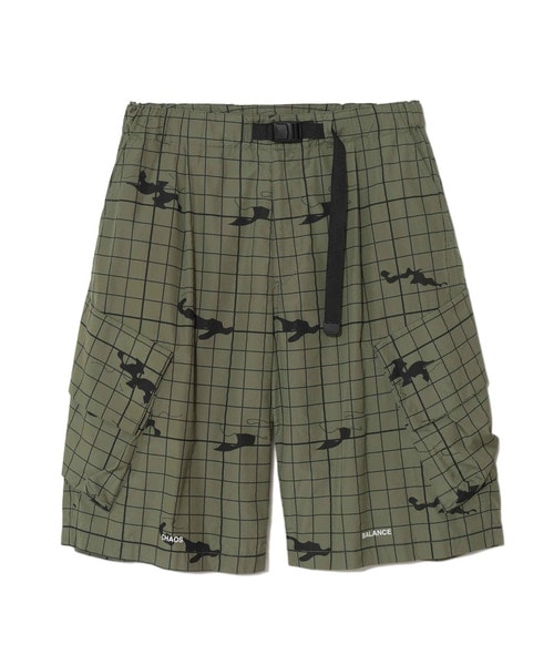 Camo総柄Coﾌﾞﾛｰﾄﾞ袋PKｶｰｺﾞｼｮｰﾂ