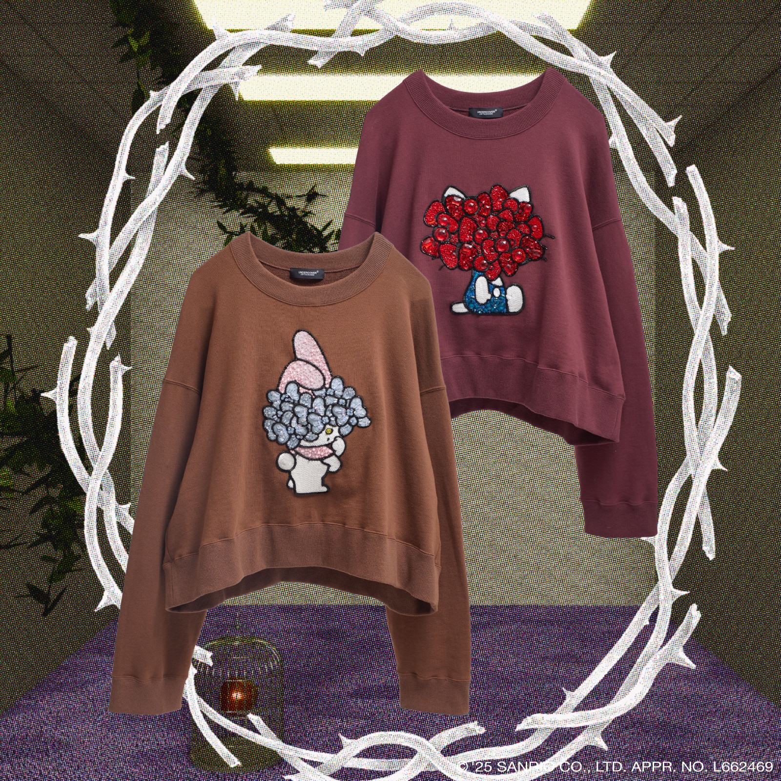 UNDERCOVER アンダーカバー ハローキティ キーホルダー 3個セット UNDERCOVER アンダーカバー ハローキティ キーホルダー 3個