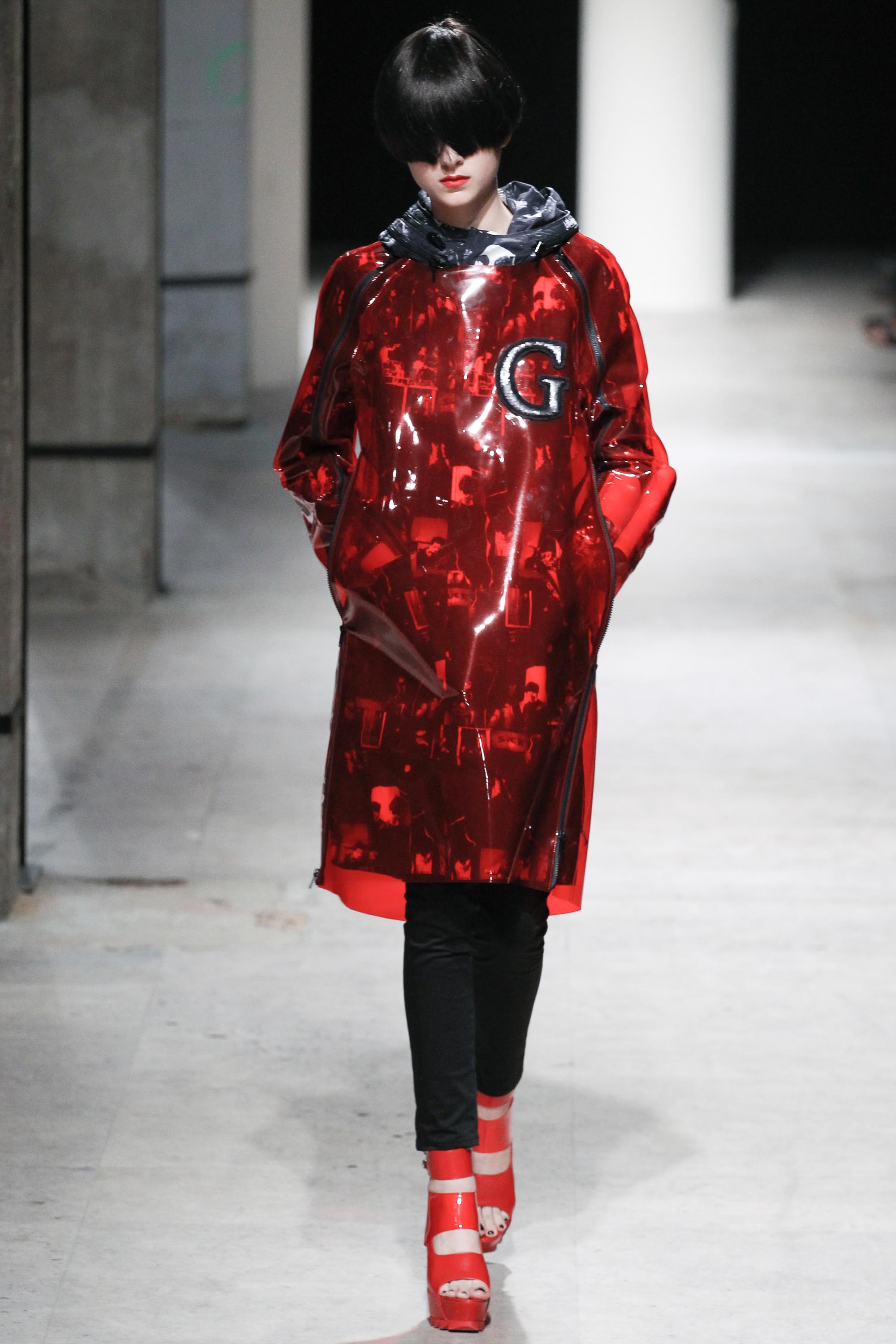 UNDERCOVER 2014SS GODOG期 PSYCHO CANDY ジザメリ プリント ジップ 